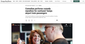 Plane Train Featured on Tampa Bay Times