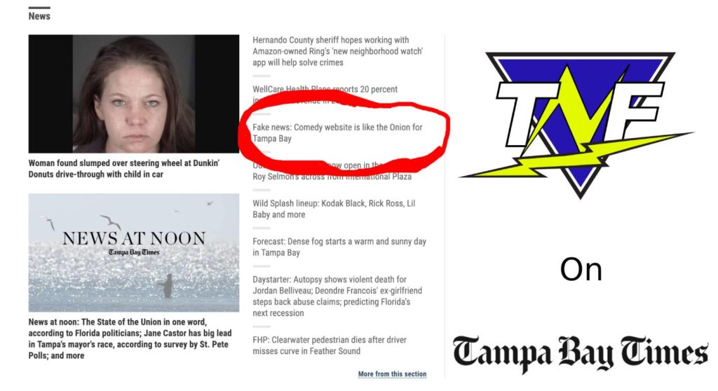 Tampa News Force Was Recently Featured on the Tampa Bay Times