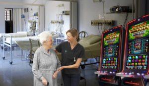 Special Promotion Places Hard Rock Casino Slot Machines in Hospital Rooms