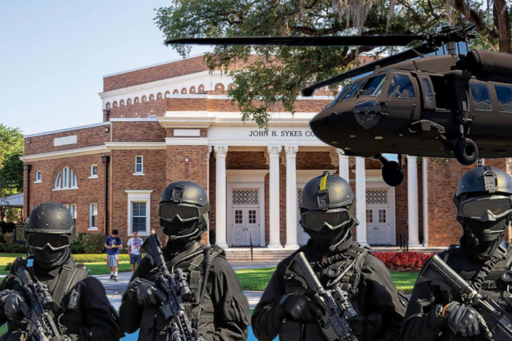 University of Tampa raided