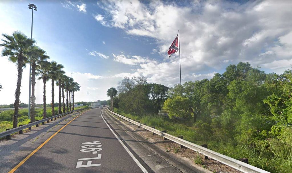Whites only lane opens on Florida Interstate