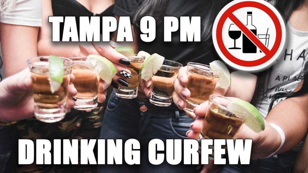 Tampa begins drinking curfew