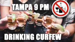 Tampa begins drinking curfew