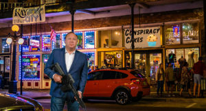 Alex Jones opens muffin shop on 7th Ave