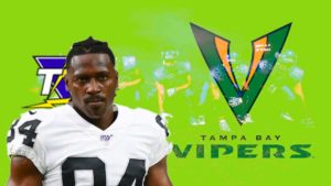 Antonio Brown Drafted by the Tampa Bay Vipers