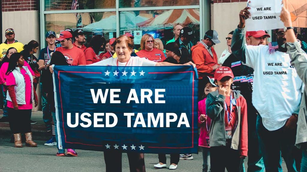 Protest and petitioning campaign begins to rename rest of Tampa, Used Tampa