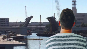 Drawbridge in Tampa goes up for the first time in many years