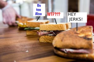 Sandwiches demand politicization