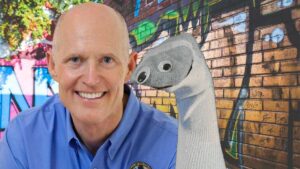 Rick Scott and His Best Friend Rick Sock