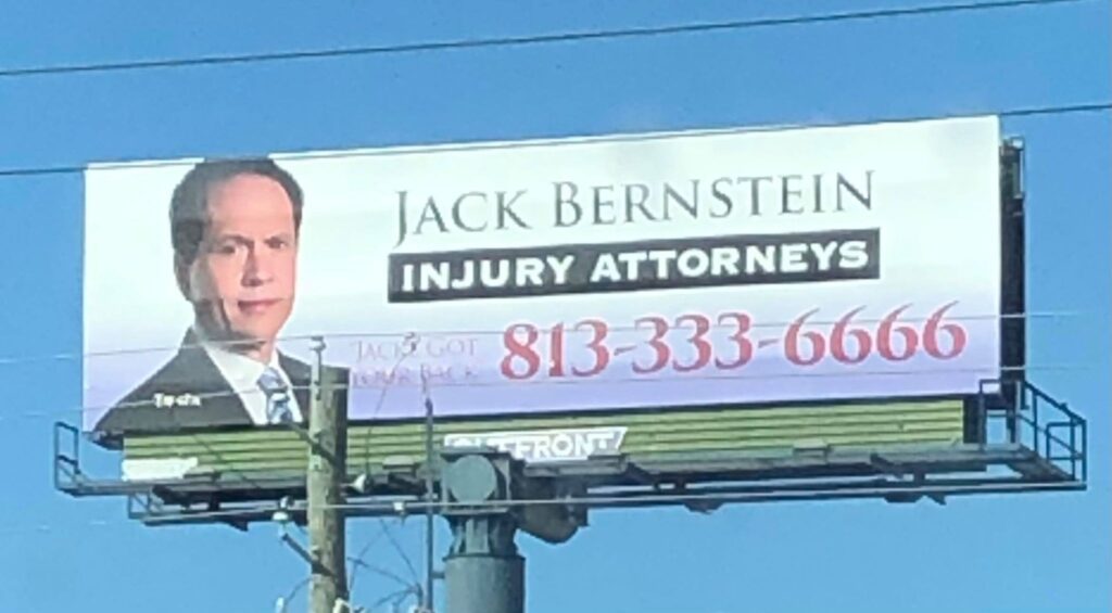 Jack's lawyer billboard