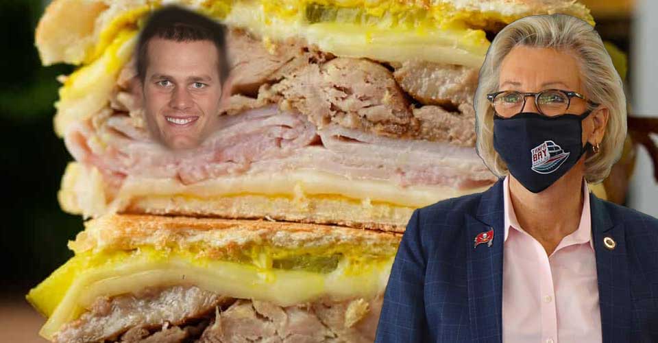 The Tom Brady Meat Sandwich, the replacement for a Cuban sandwich