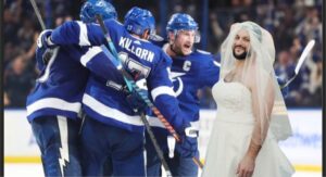 Tampa man loves Lightning so much he marries them