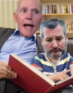 Rick Scott and Ted Cruz announce youth reading program