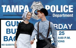 Tampa Police donate guns to Amish