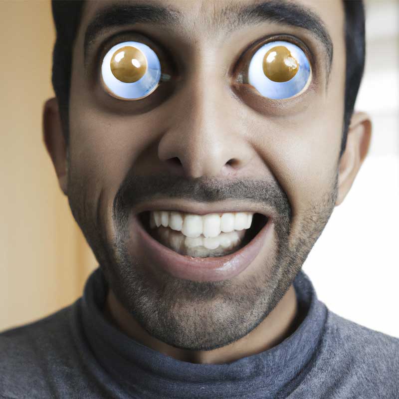 What if Humans Had Lighbulbs Instead of Eyes?