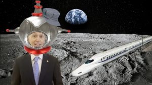 Rick Scott endorses high speed rail on the moon