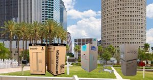 Downtown Tampa Tent Cities to Be Converted into Cardboard Box Highrises