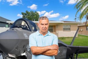 West Tampa man finds F-35 fighter jet in yard