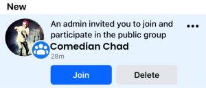 Tampa Comedian’s Public Facebook Group Invites New Members