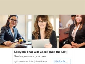 Man tries to hire hot lawyer from ad on TNF.com