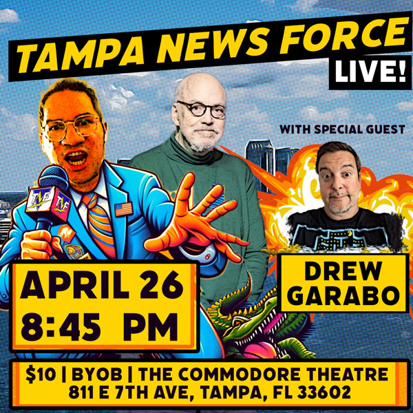 Tampa News Force Live at the Commodore in Tampa FL featuring Drew Garabo